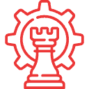 Red strategy symbol
